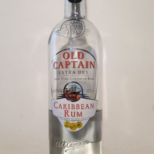 Old Captain Extra Dry Caribbean Rum (37.50%)